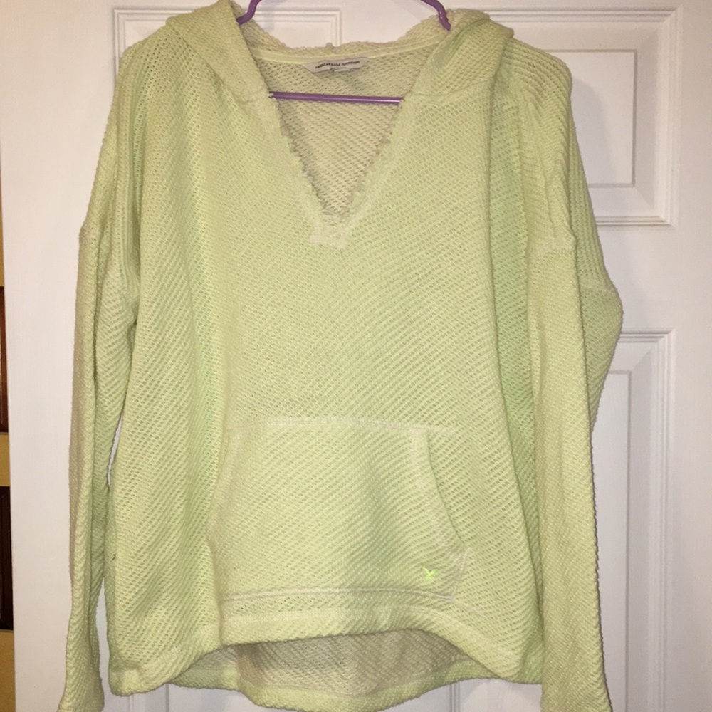 Yellow American Eagle Hoodie